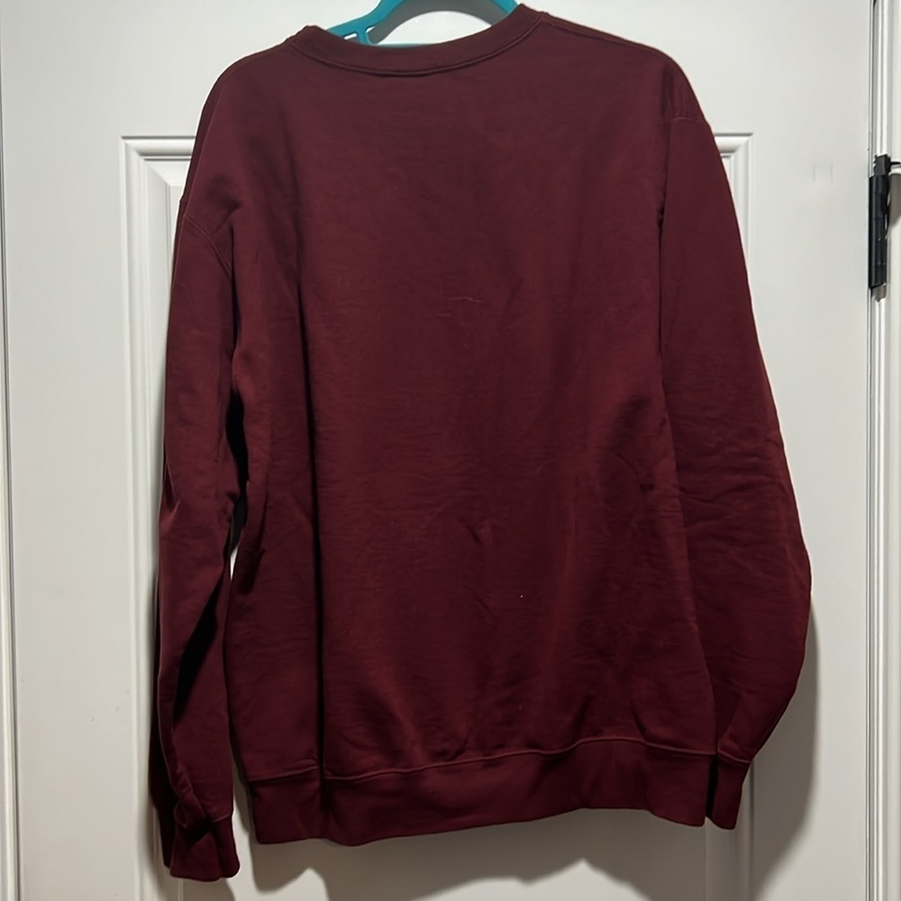 Chase Views Red Crewneck Sweater Size Large - Picture 4 of 4